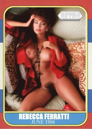 2021 Retro 1986 Rebecca Ferratti Nude Card