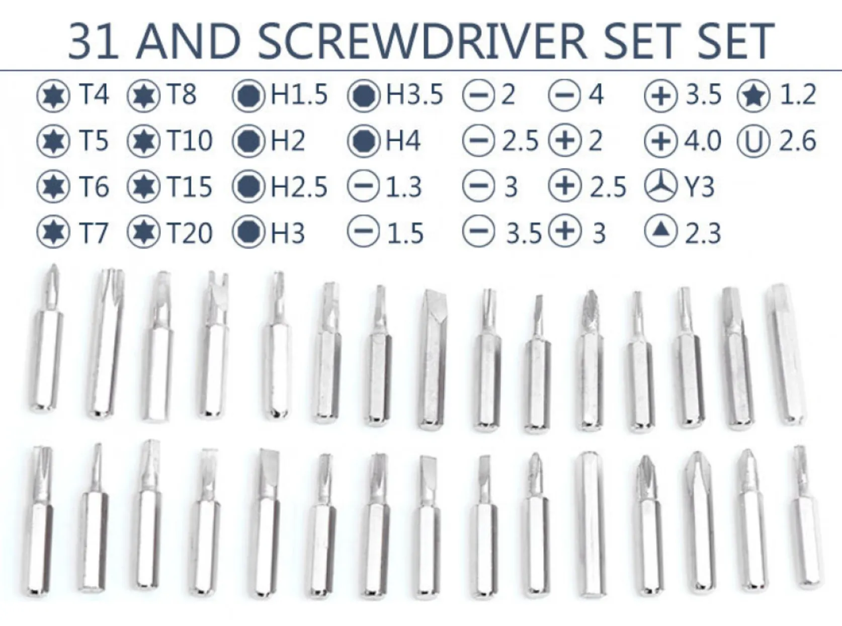 31 In 1 Multifunctional Screwdriver