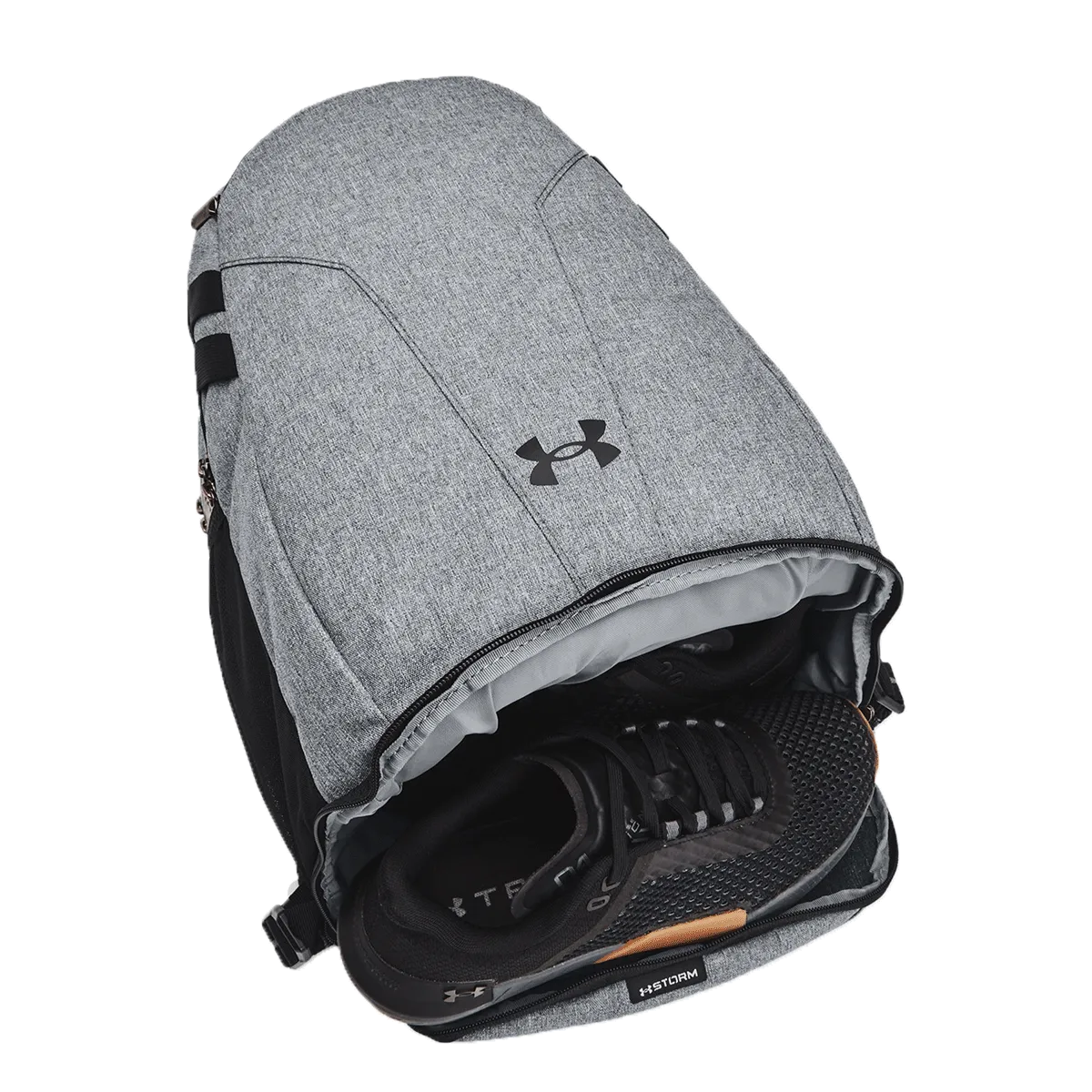 48-Hour Under Armour Pitch Gray Hustle 5.0 Backpack