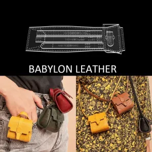 BABYLON™ Coin Purse  Mini Waist Bag Pattern AAB-762