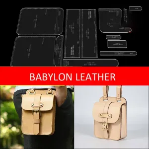 BABYLON™ Men's Leather Waist Bag Pattern AAB-36