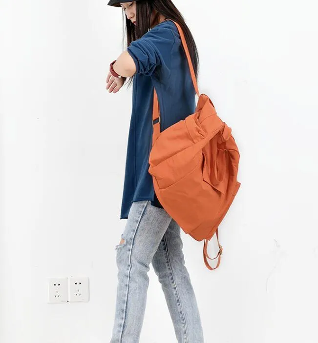 Casual Large Backpack Women Handbag Bag Shoulder Tote Bag Simple Design