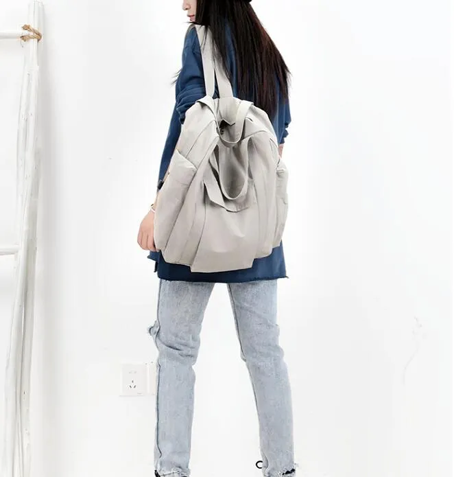 Casual Large Backpack Women Handbag Bag Shoulder Tote Bag Simple Design