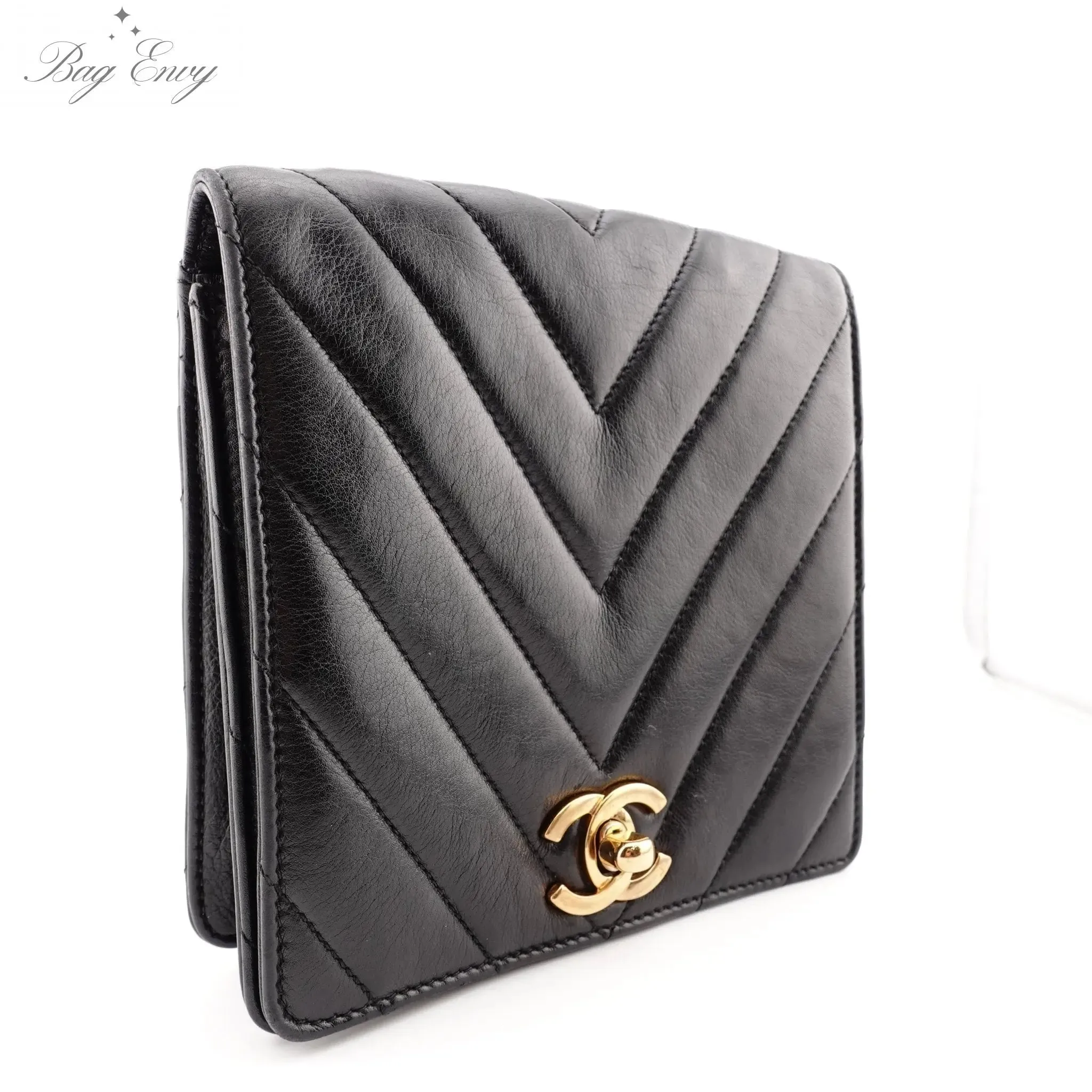 CHANEL Lambskin Chevron Belt Bag with Added Adjustable Chain