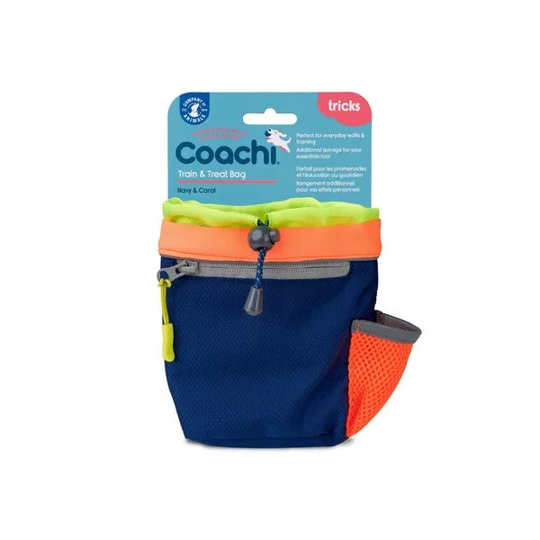 Coachi Train & Treat Bag Navy & Coral