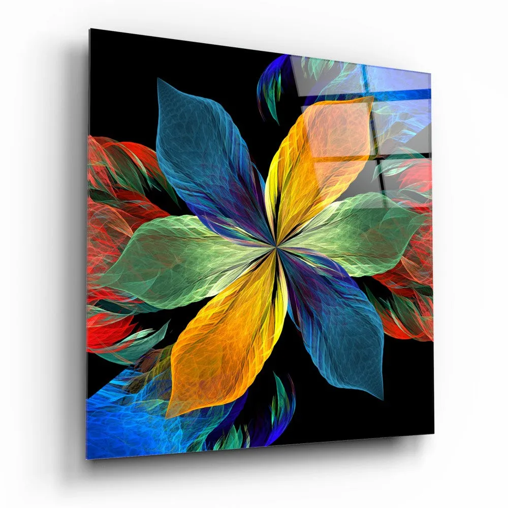 Colourful Leafy Flower