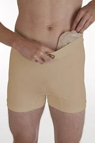 Comfizz Unisex Ostomy/Post Surgery Support Boxers | Level 1/Light Support | High Rise Waist