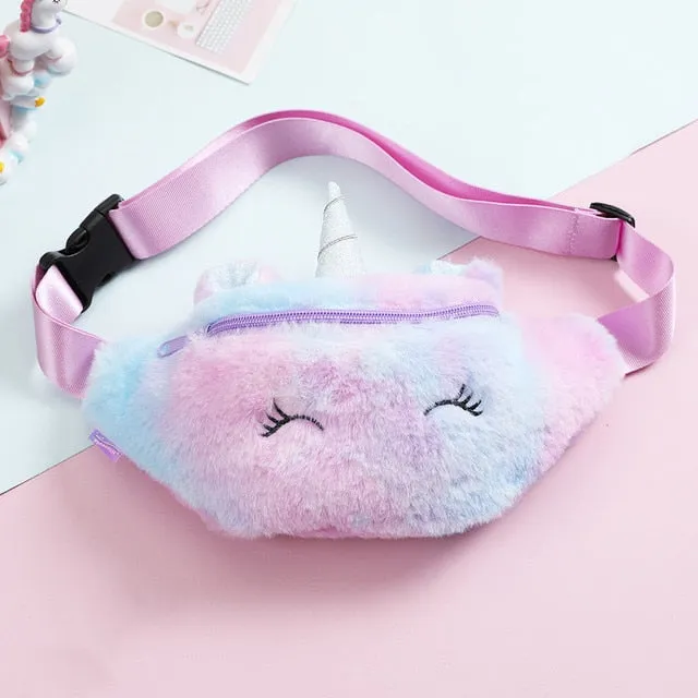 Cute Unicorn Kids Waist Bag