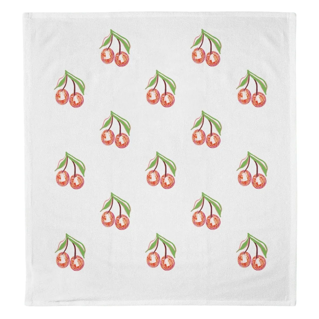 Disco Cherry Tea Towel