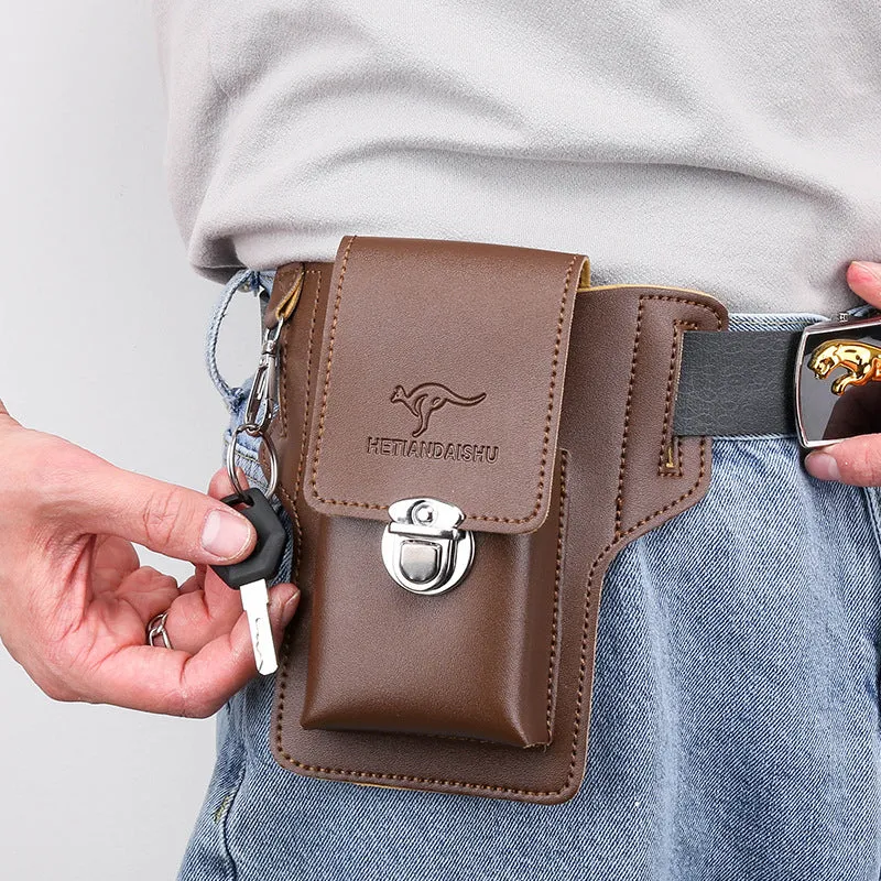 Fashion Multifunctional Men's Waist Bag