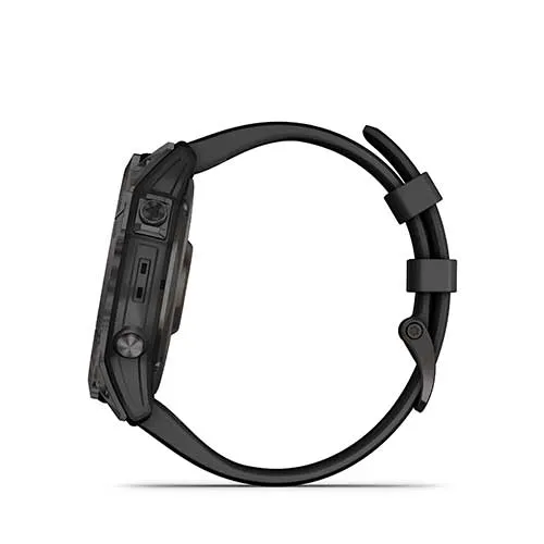 fēnix 7 Sapphire - Carbon Grey DLC Titanium with Black Band