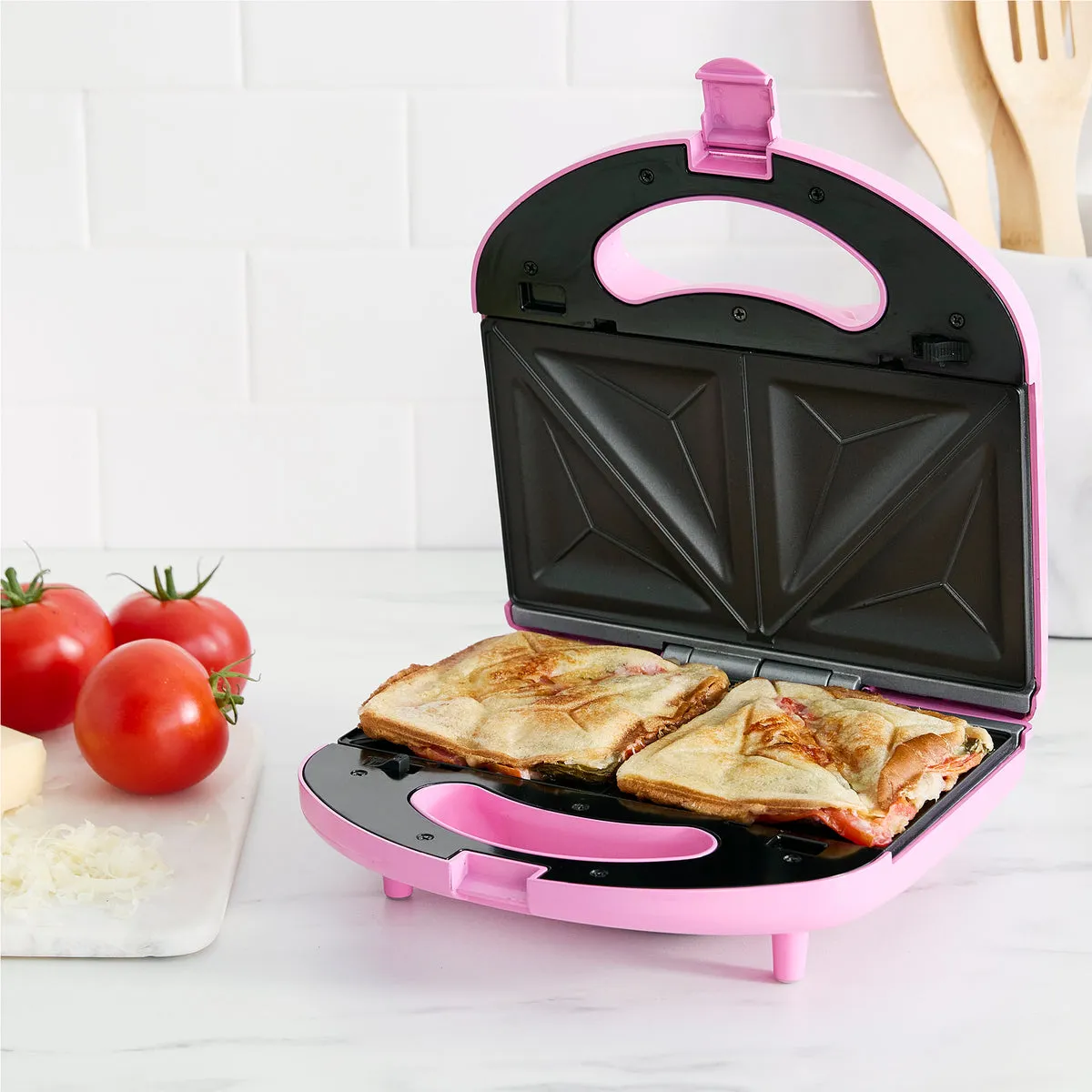 GreenLife Waffle and Sandwich Duo | Pink