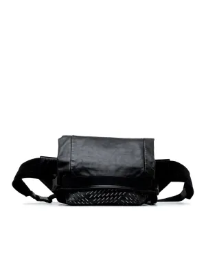 Leather Belt Bag with Perforated Design