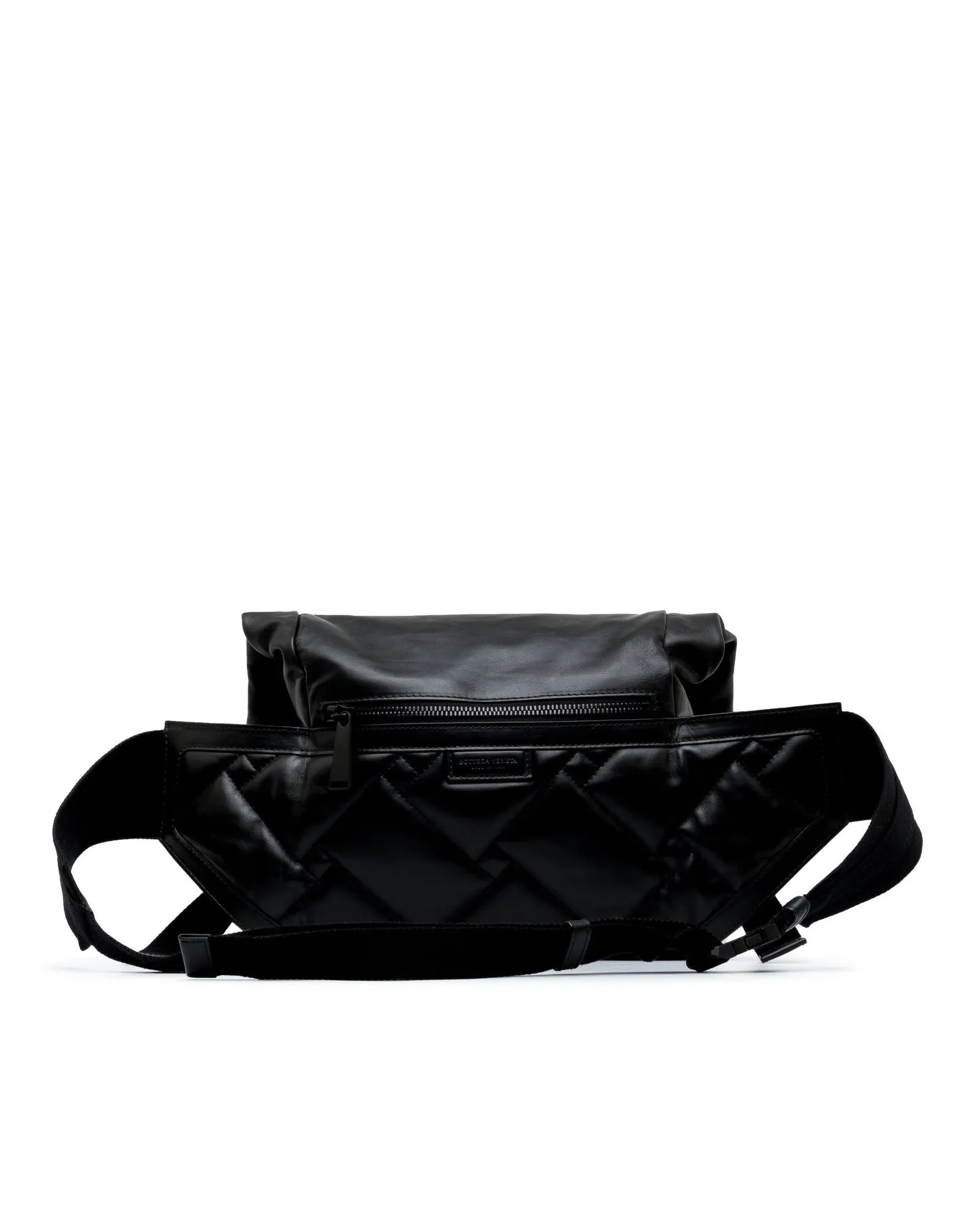 Leather Belt Bag with Perforated Design