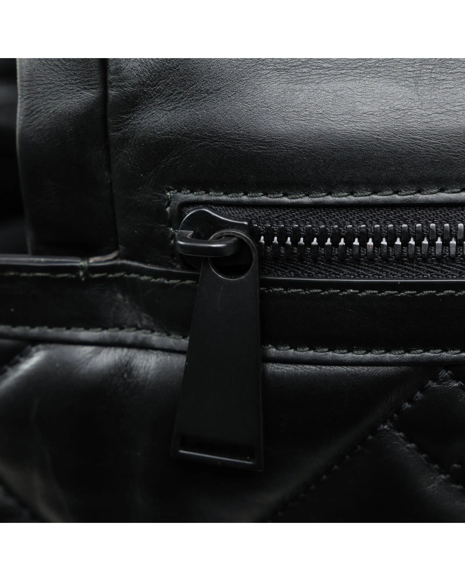 Leather Belt Bag with Perforated Design