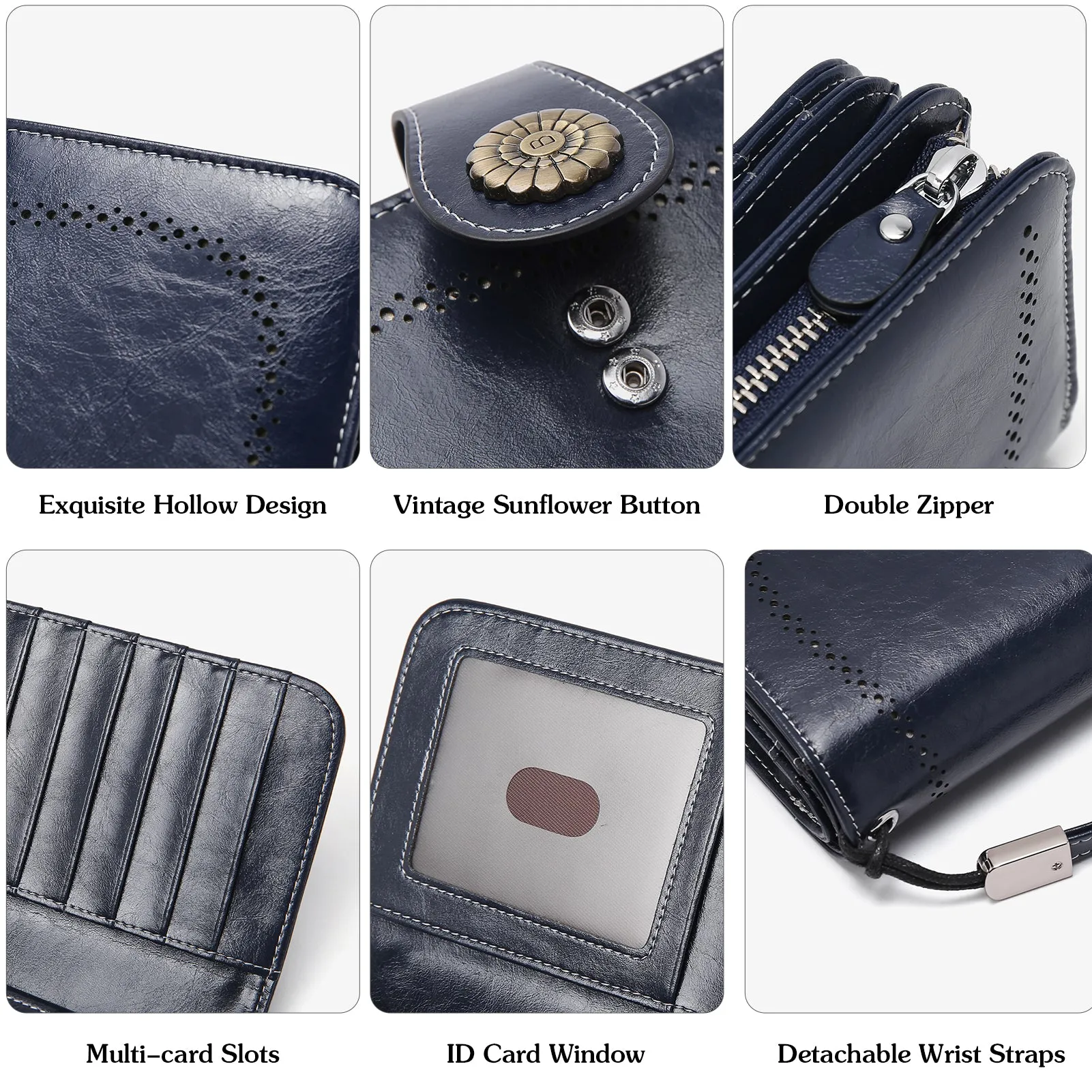 Lomy Big Wallet For Women With Wristlet —  Large Capacity