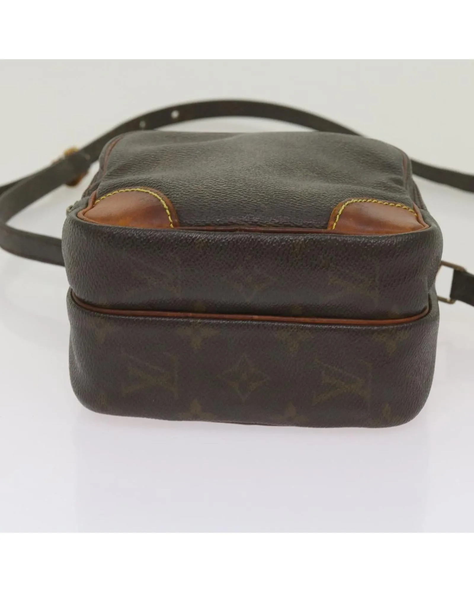 Monogram Shoulder Bag with Unique Design