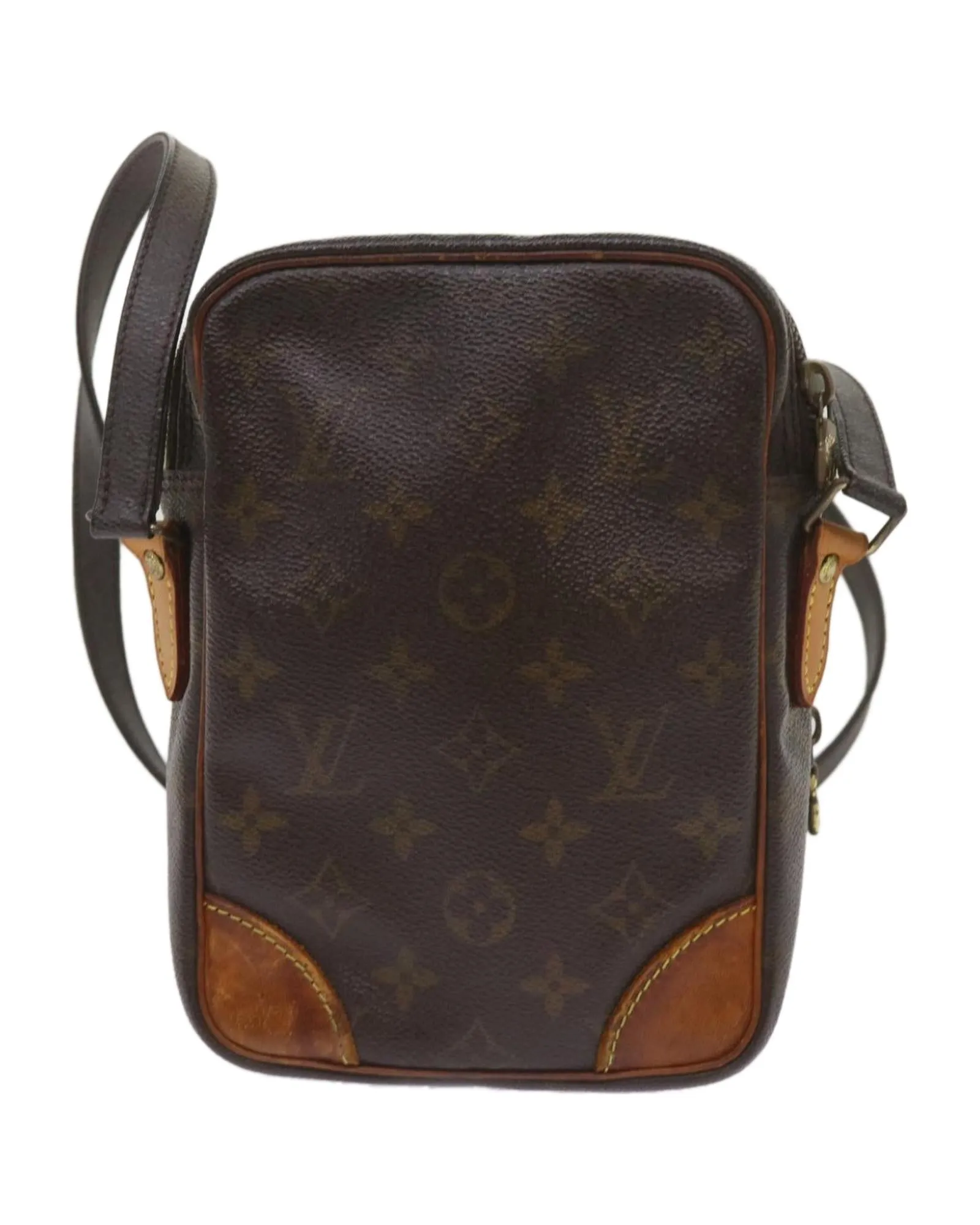 Monogram Shoulder Bag with Unique Design