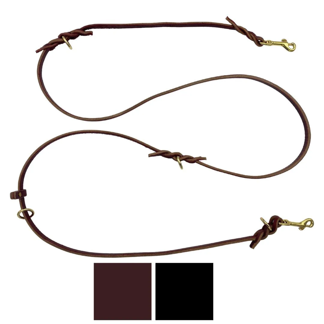 Multifunctional Leather Dog Leash