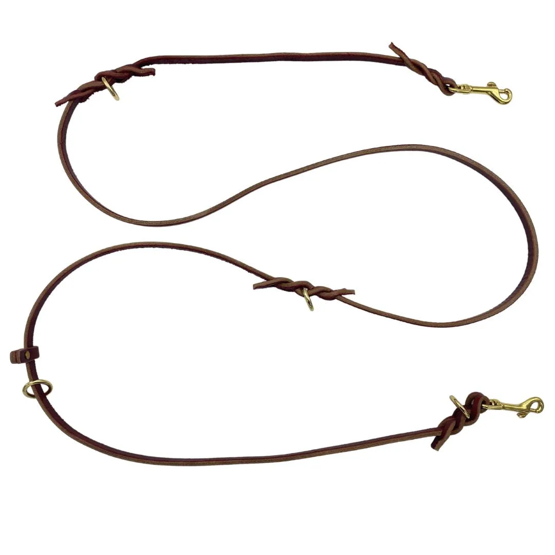 Multifunctional Leather Dog Leash