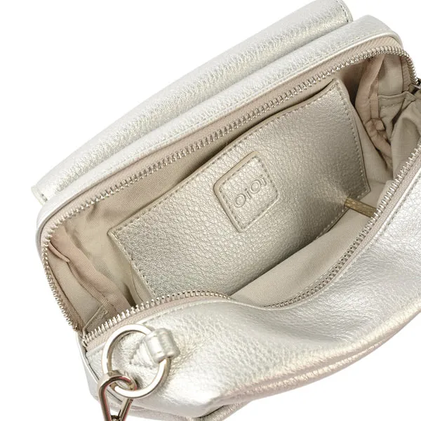 OiOi Playground Cross-Body Bag - Silver Dimple