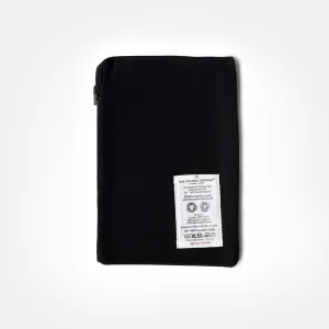 Organic Cotton Small Zip Pouch - Black