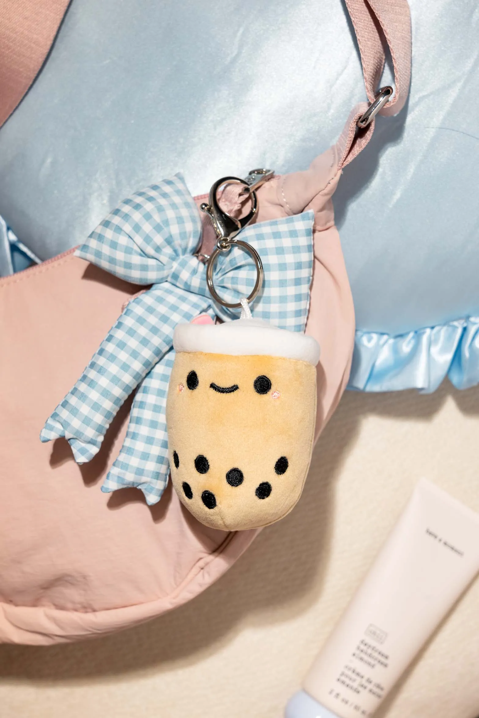 Pearl Boba Tea Bag Charm