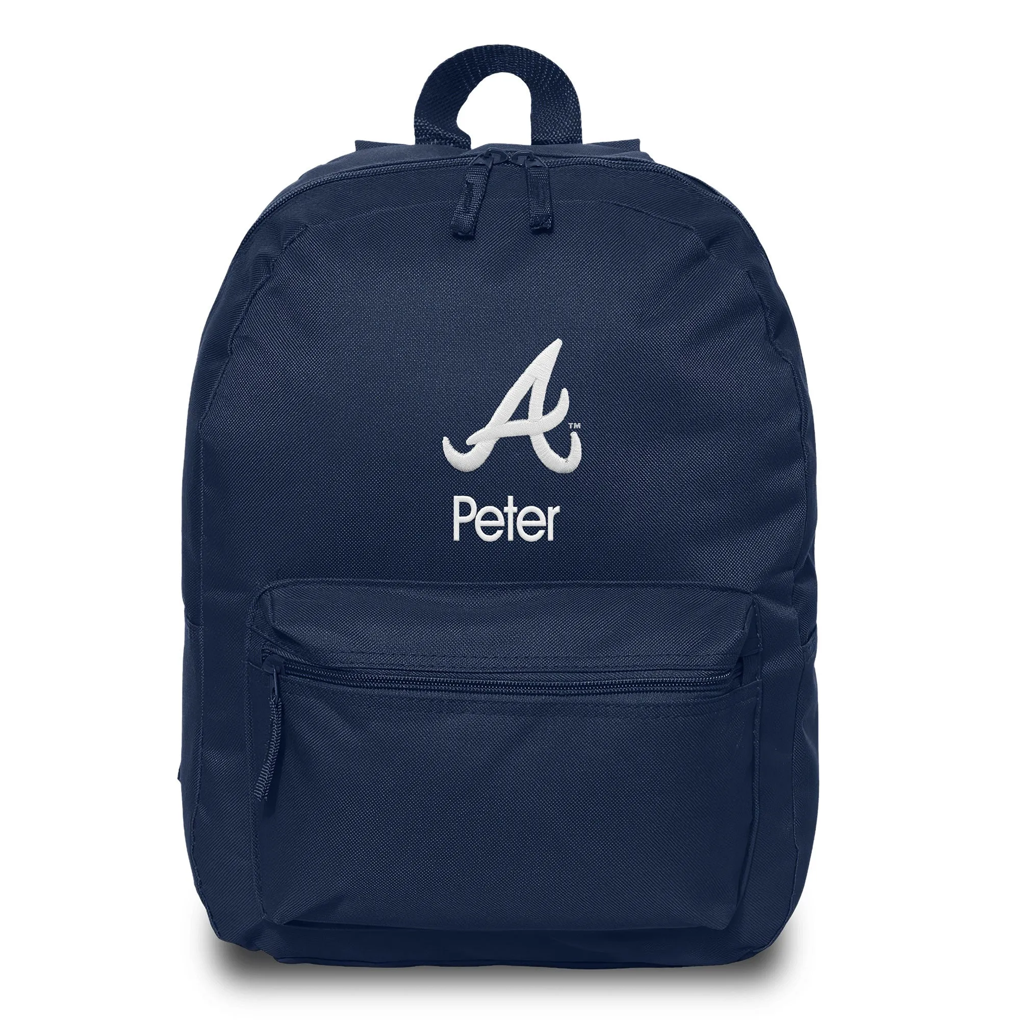 Personalized Atlanta Braves Backpack