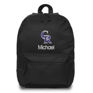 Personalized Colorado Rockies Backpack