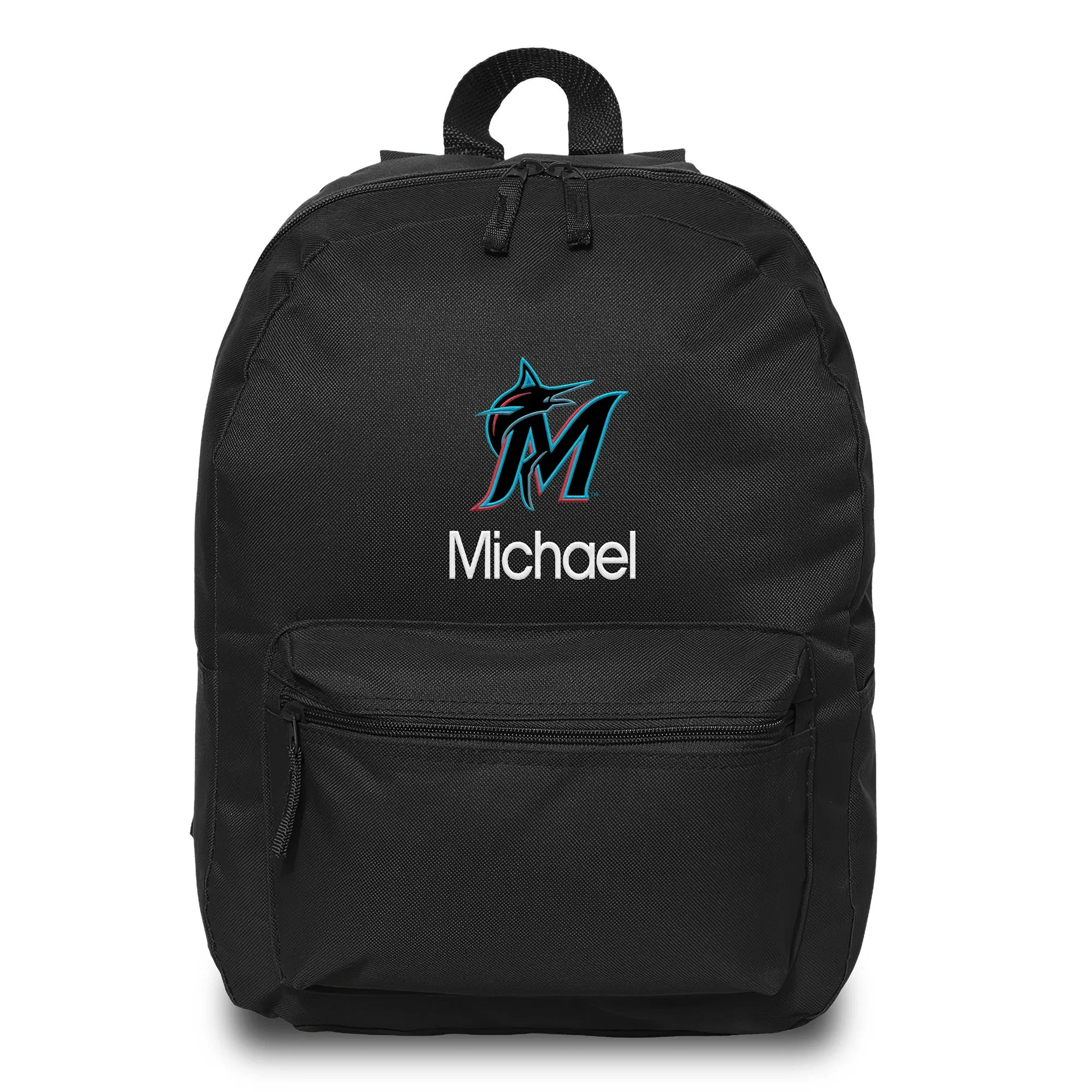 Personalized Miami Marlins Backpack