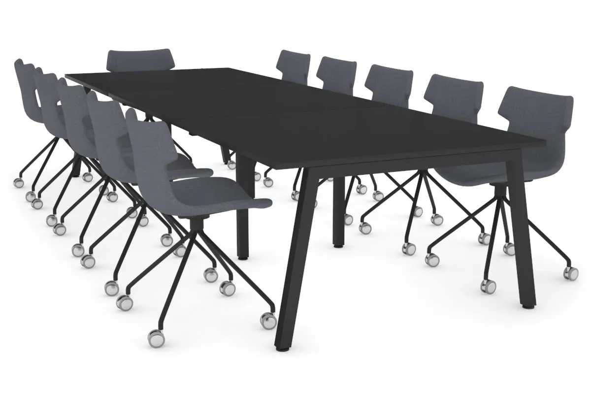 Quadro A Legs Modern Boardroom Table [3600L x 1200W]