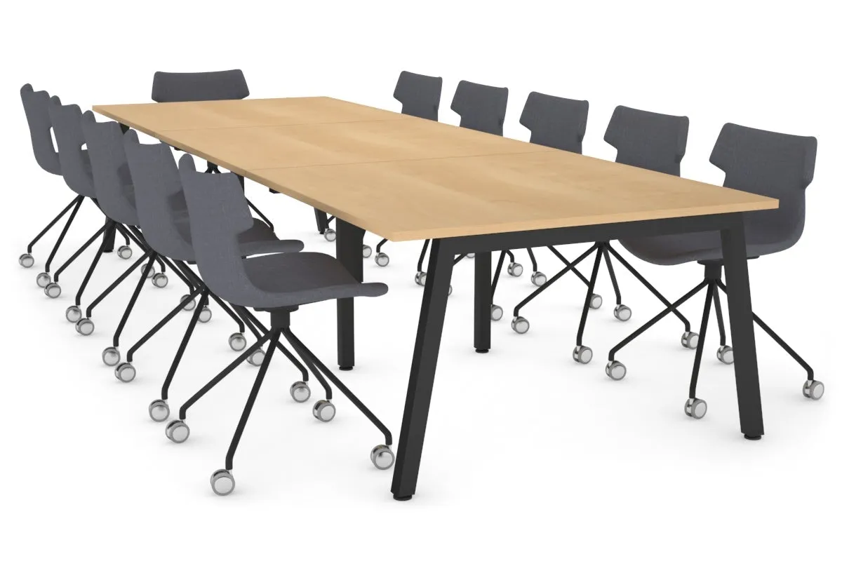 Quadro A Legs Modern Boardroom Table [3600L x 1200W]