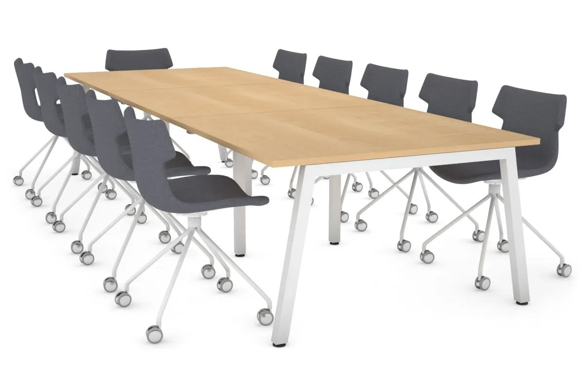 Quadro A Legs Modern Boardroom Table [3600L x 1200W]