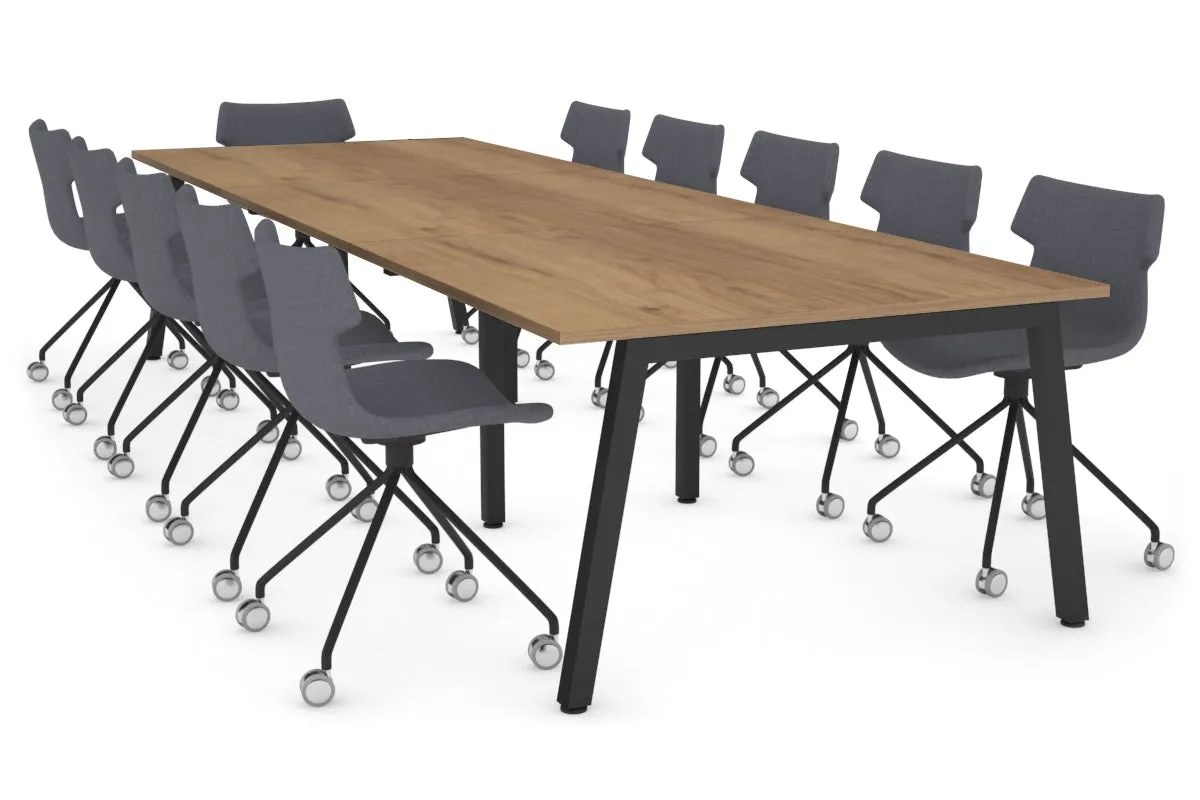 Quadro A Legs Modern Boardroom Table [3600L x 1200W]