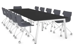 Quadro A Legs Modern Boardroom Table [3600L x 1200W]