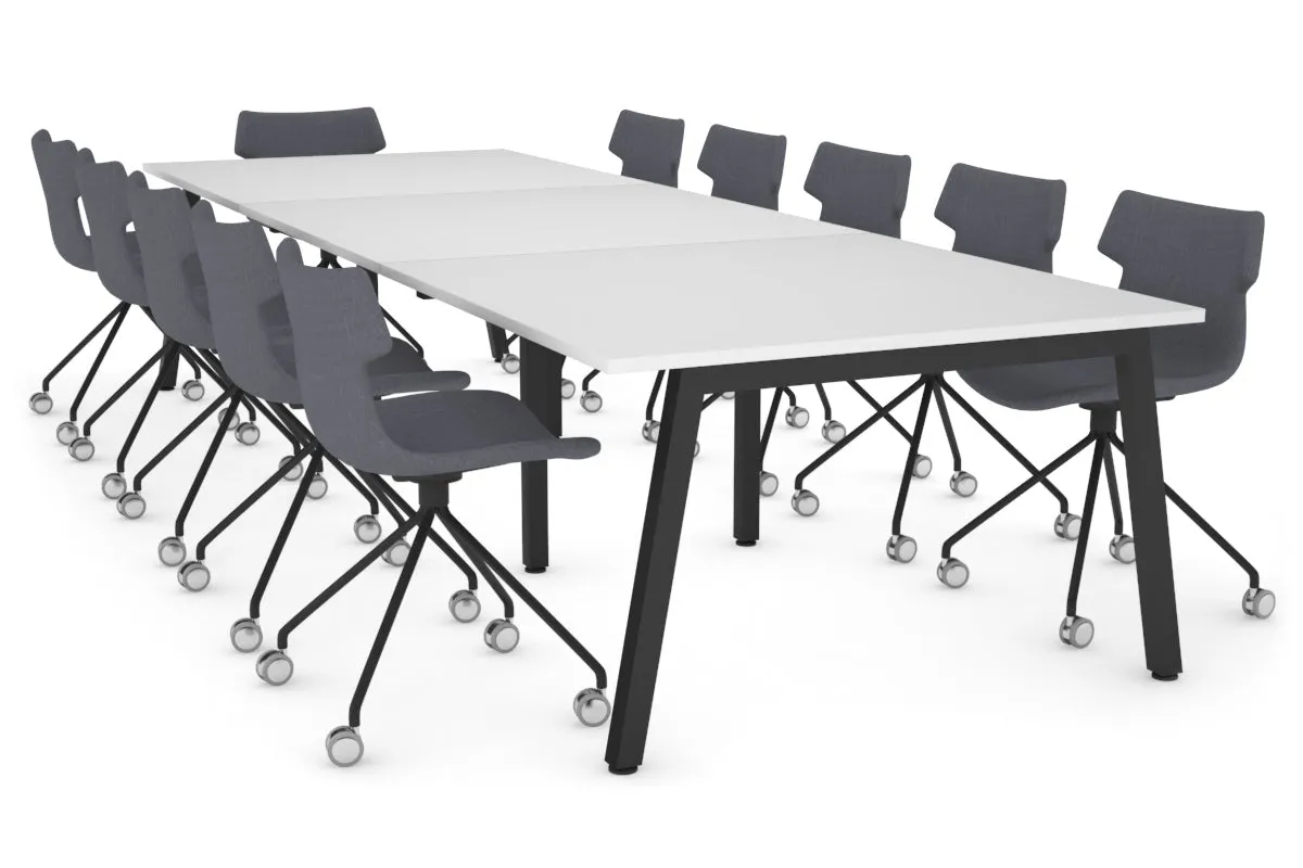 Quadro A Legs Modern Boardroom Table [3600L x 1200W]