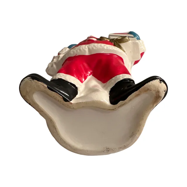 Relpco Vintage Santa with Gift Planter