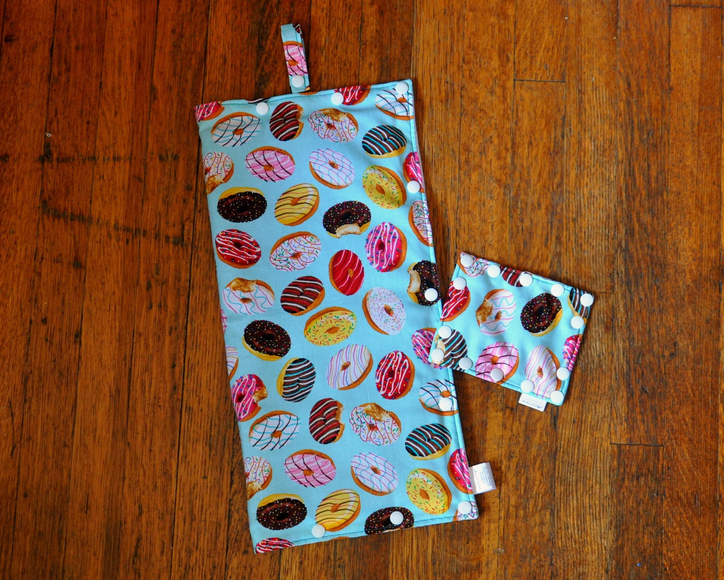 SET of Custom Made Feeding Tube Accessories - insulated feeding pump bag cover and connector cover - pick your fabric