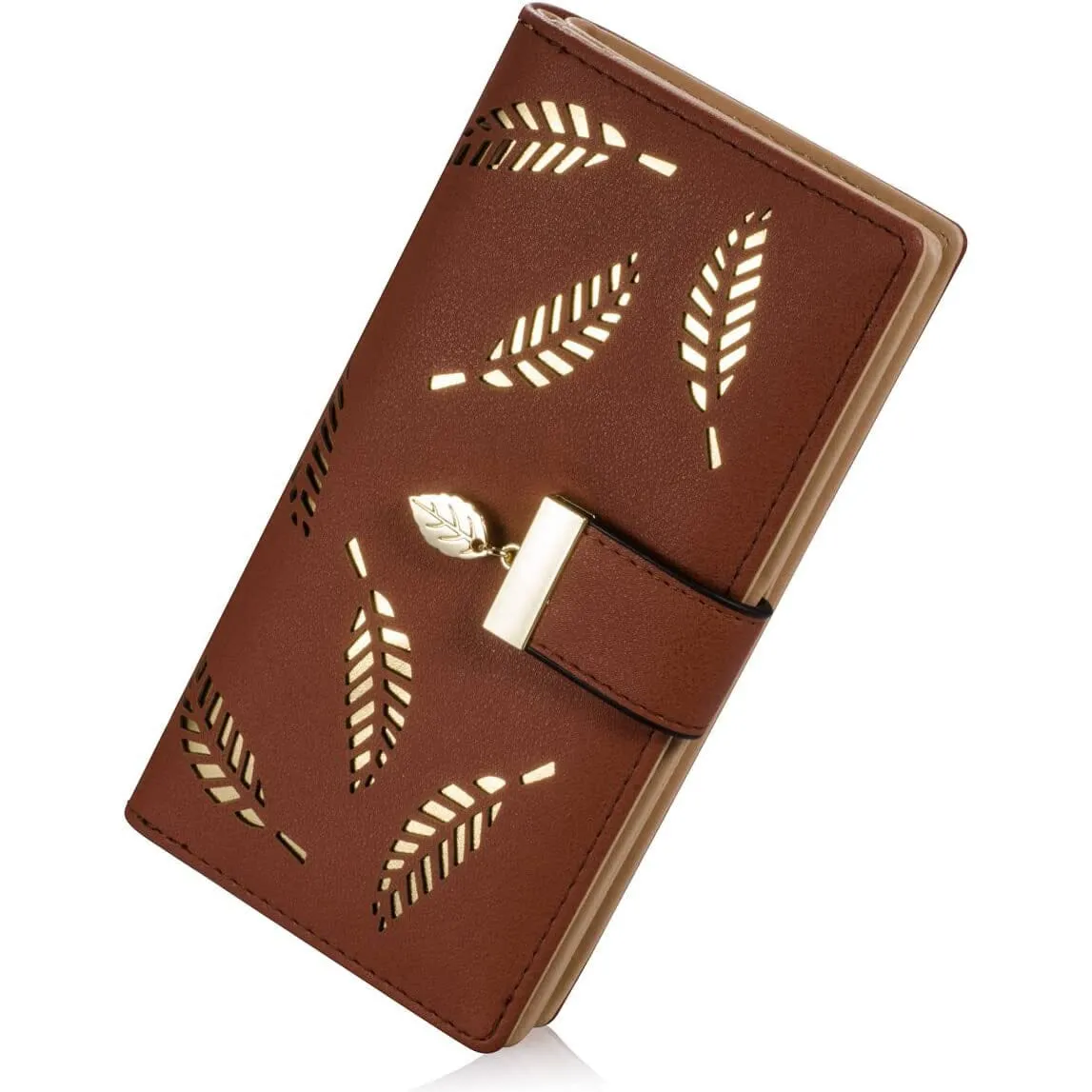 Sweet Cute Women's Long Leaf Bifold Wallet