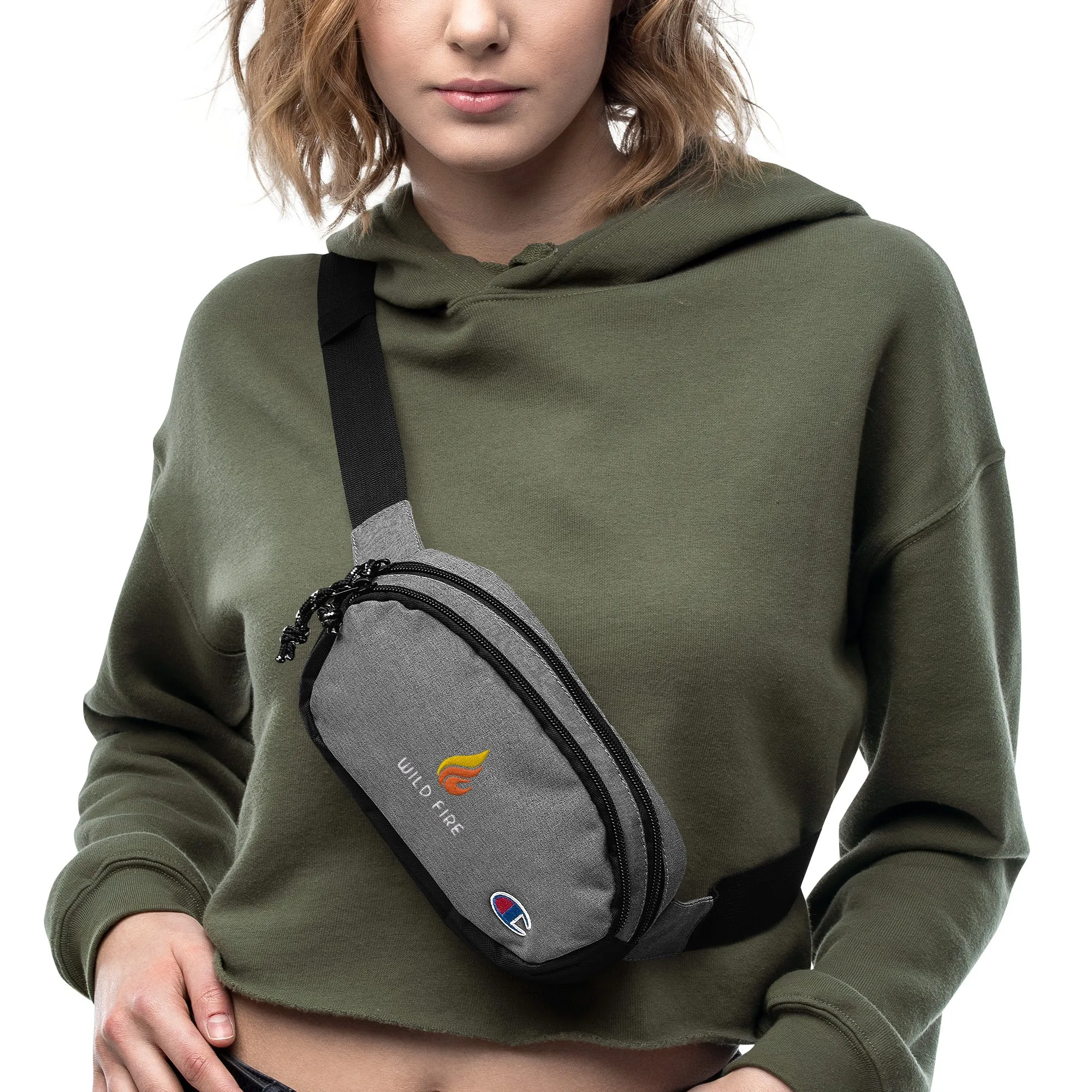 Wild Fire Embroidered Logo Champion Fanny Pack